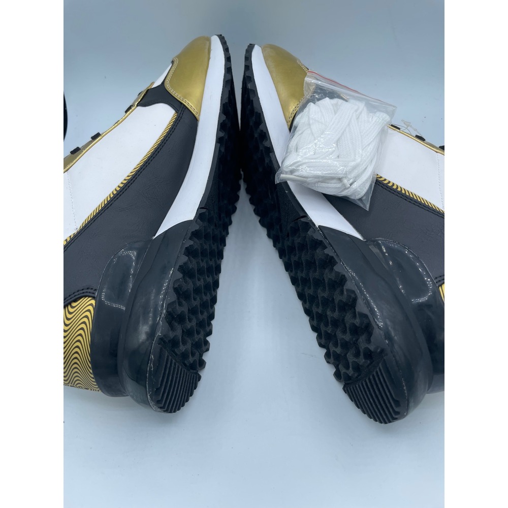 Mazino Spinel-035 Mens Fashion Sneakers Gold White Black Size 15 JMS2182103S - Picture 6 of 9